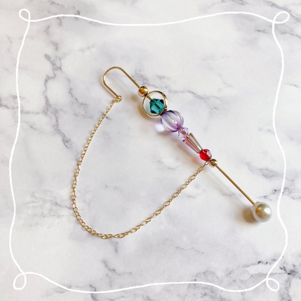 イヤーラップピアス