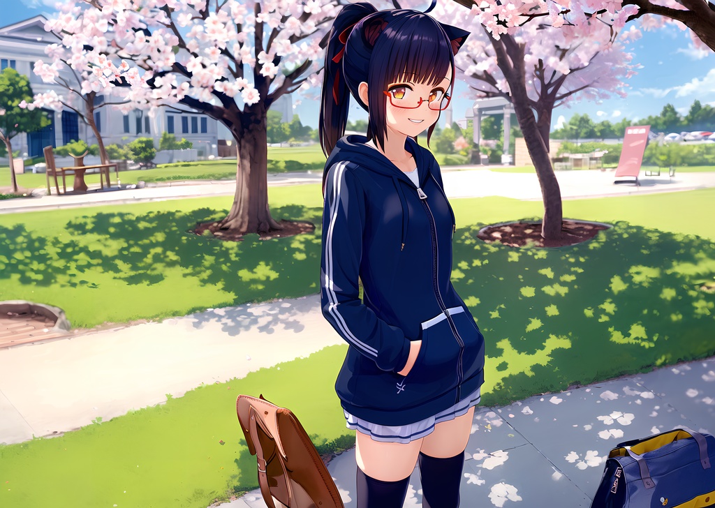 野梅LoRA(SD1.5/SDXL) 無料配布【Vtuber5周年・6周年記念】