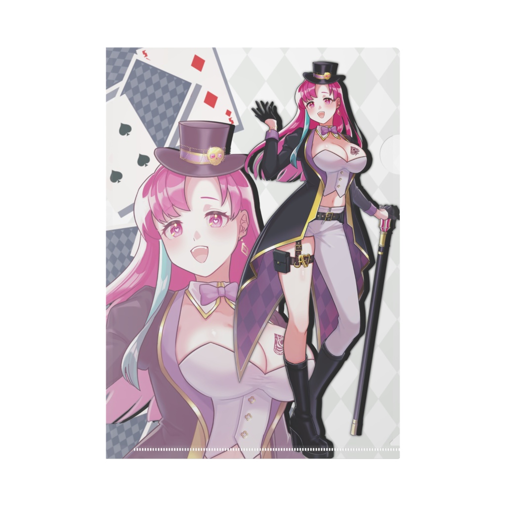 彼岸花ドクロ (キービジュアルver.) クリアファイル - A4