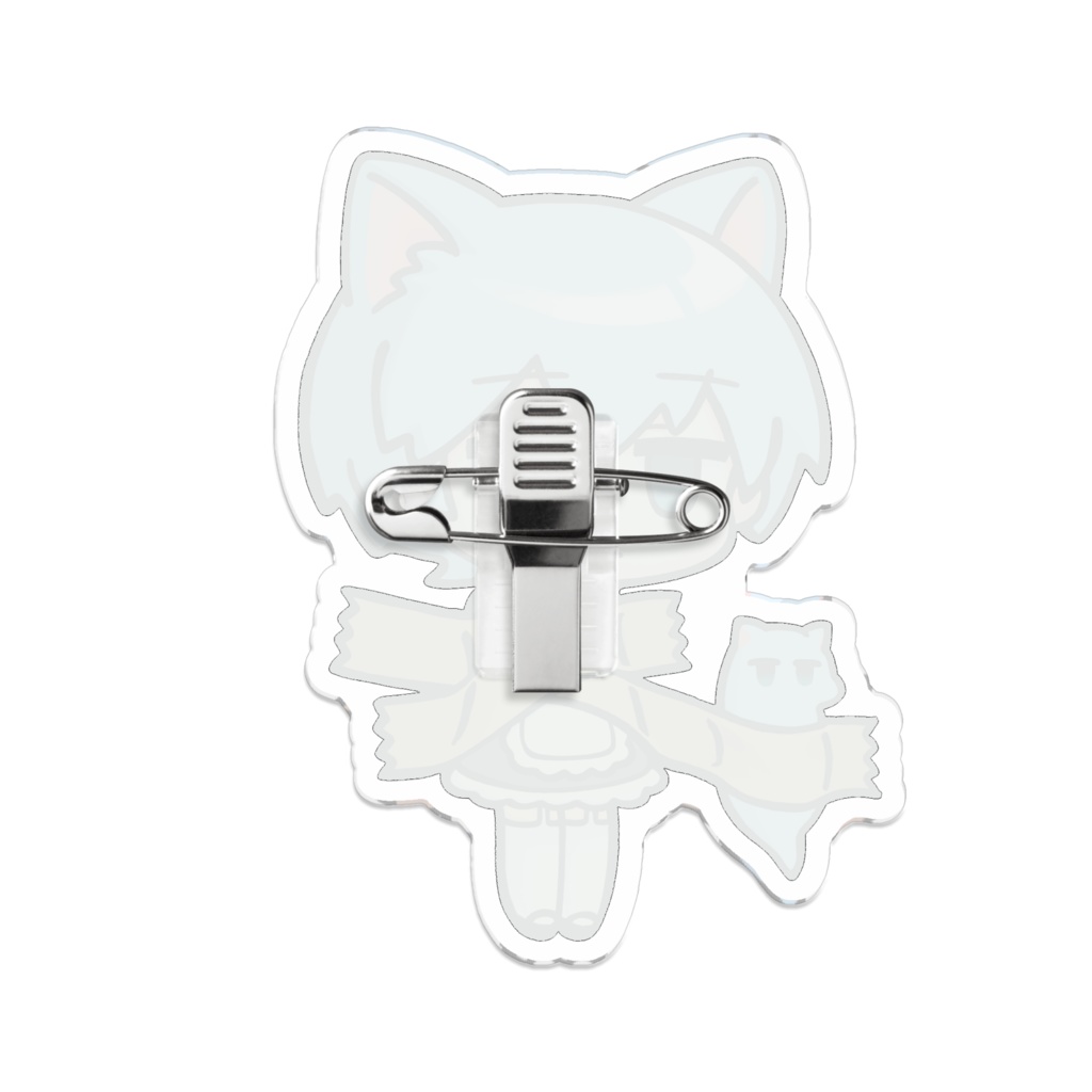 ガムテ村上さん アクリルバッジ(虚無)