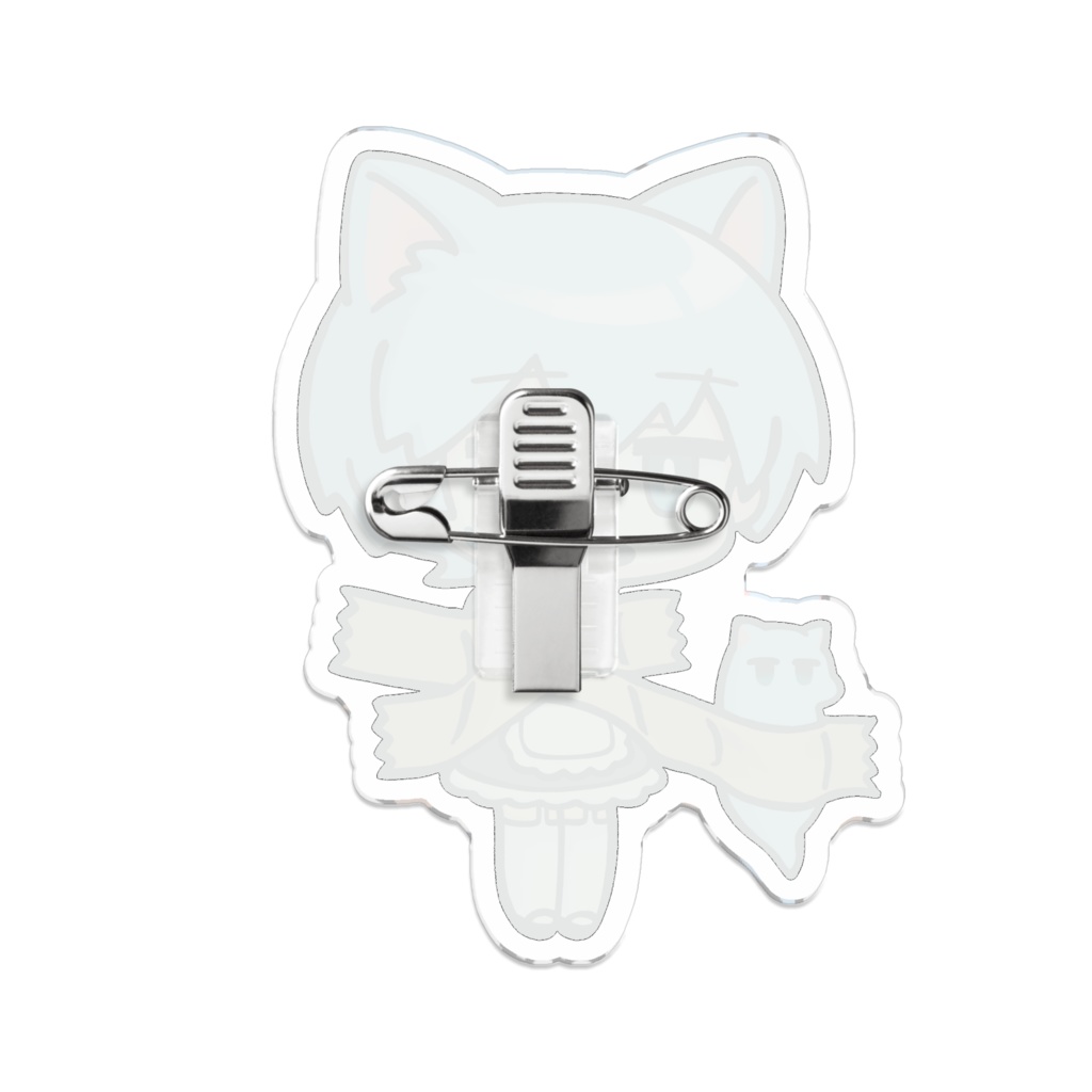 ガムテ村上さん アクリルバッジ(困惑)