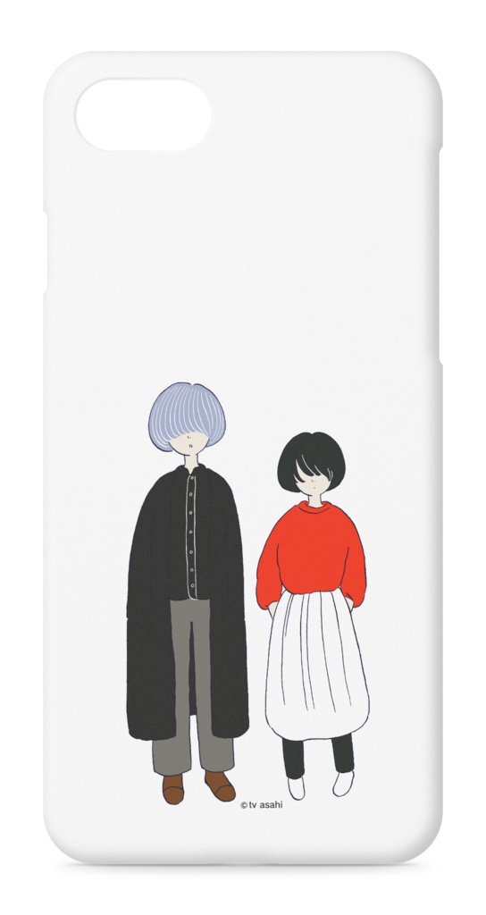 アルスくん＆テクネちゃん iPhoneケース白