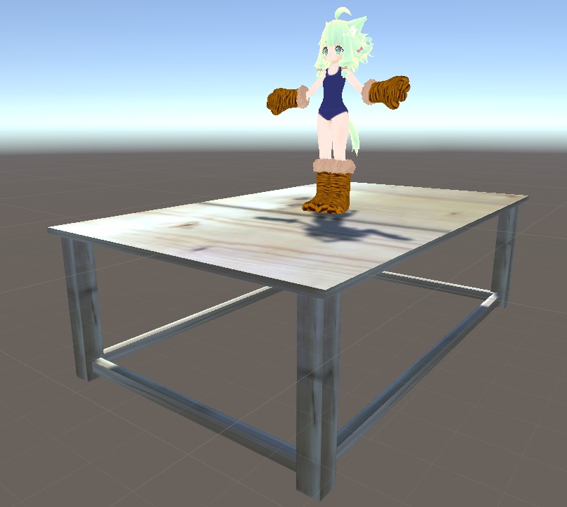 【3Dモデル】unity製お手軽テーブル【怒涛の9連キューブ】