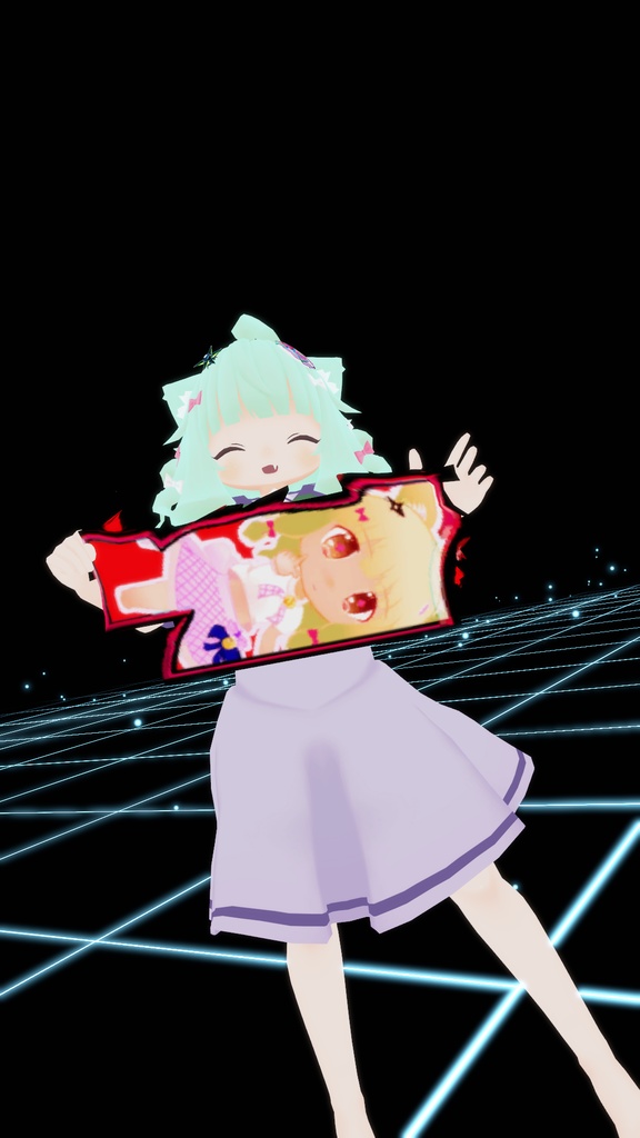 【改変推奨3Dモデル】髪飾り的なアクセサリとして自分で使っていた赤7【VCI付属】