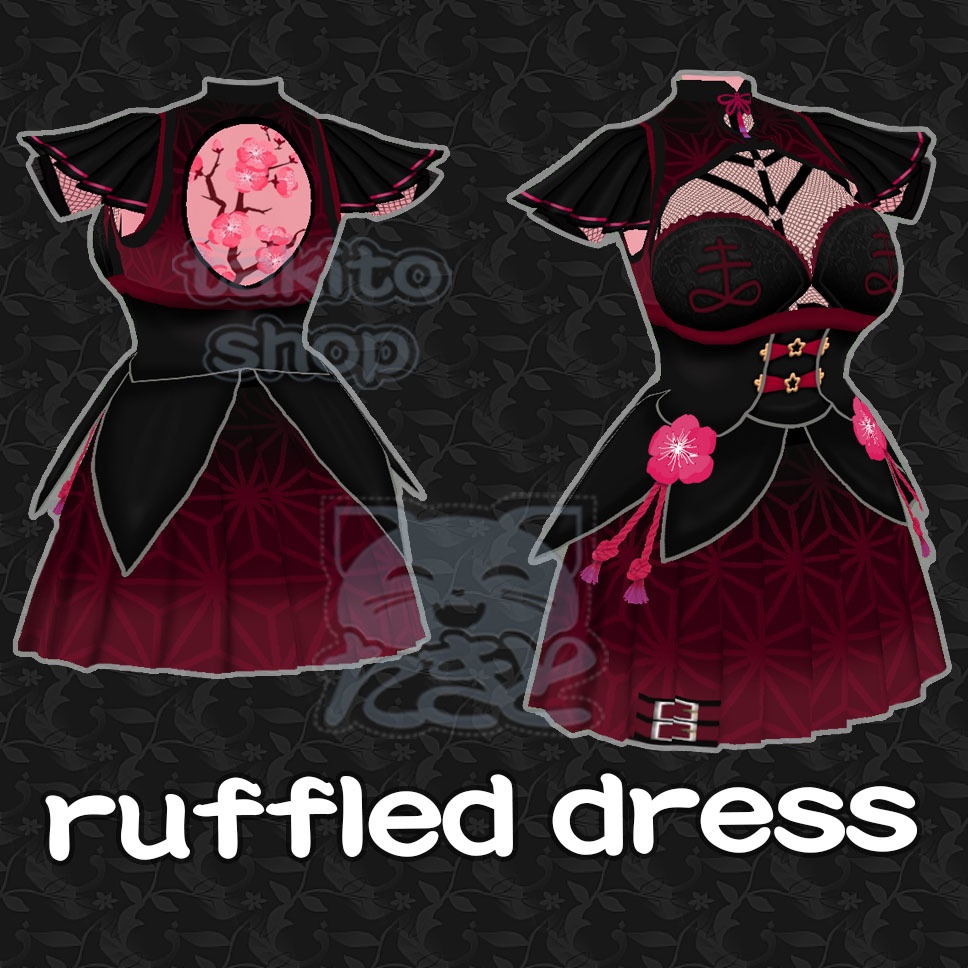 ラッフルドレス『 Ruffled dress 』