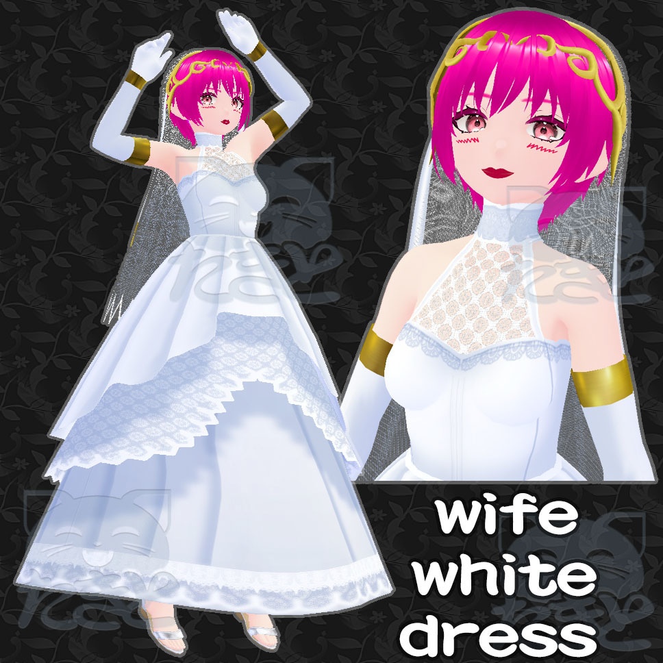 白いウェディングドレス『 White wedding dress 』