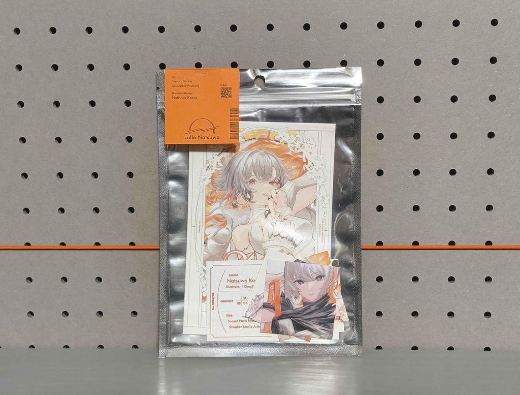 NEW【Square Sticker + Postcard Set】