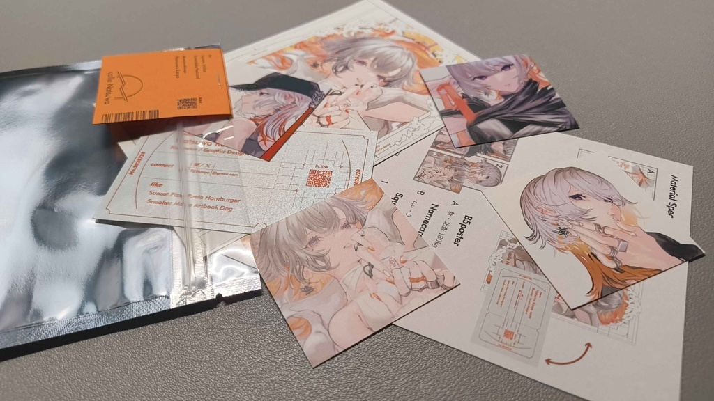 NEW【Square Sticker + Postcard Set】