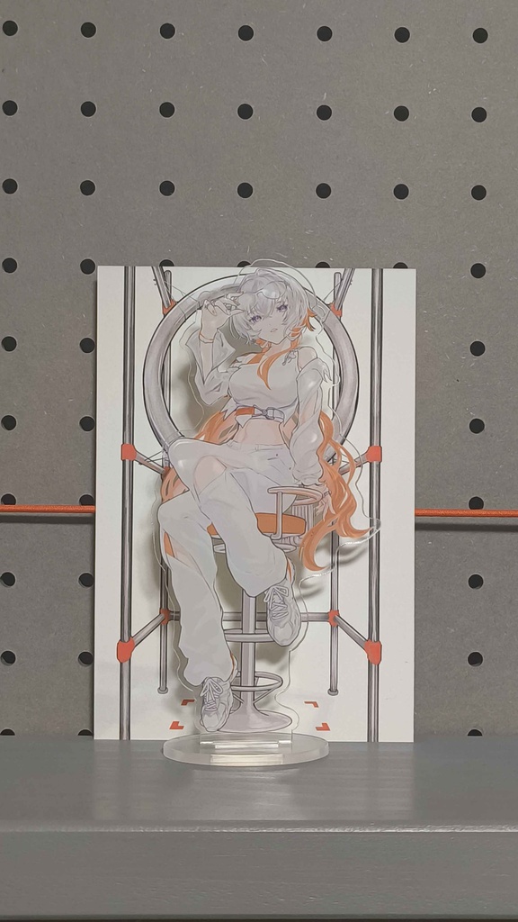 【NRS】Point sol Acrylic Figure Stand & Sticker Set