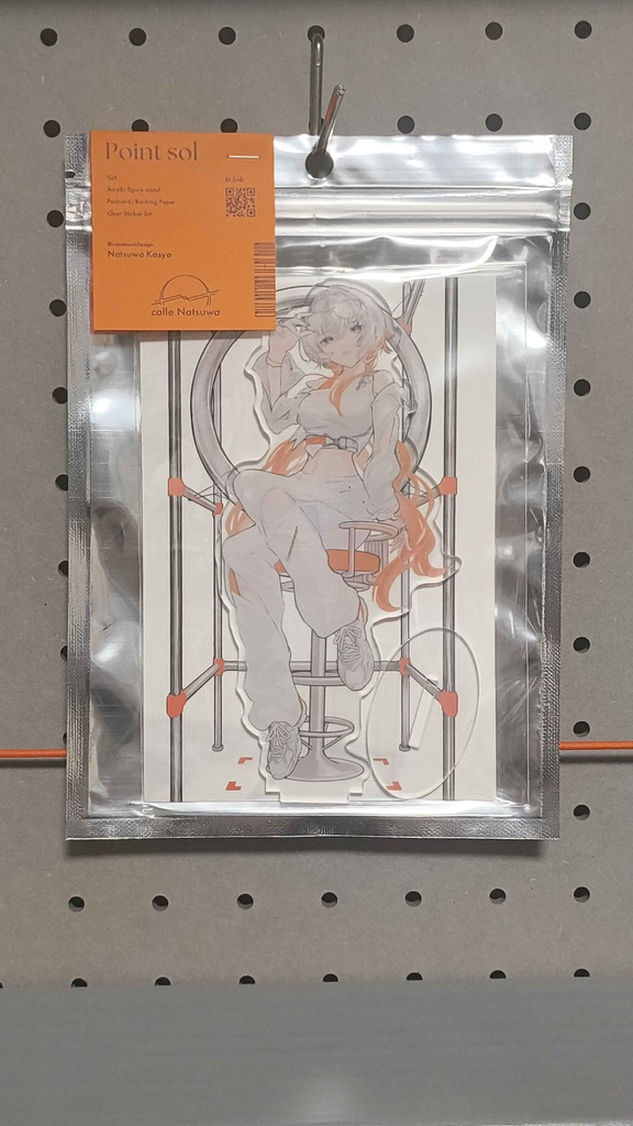 【NRS】Point sol Acrylic Figure Stand & Sticker Set