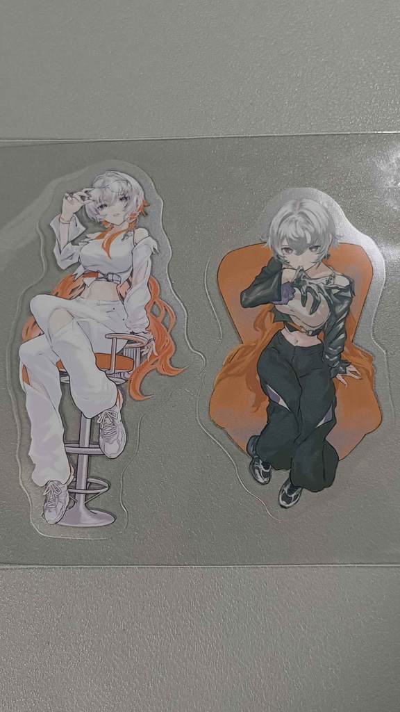 【NRS】Point sol Acrylic Figure Stand & Sticker Set