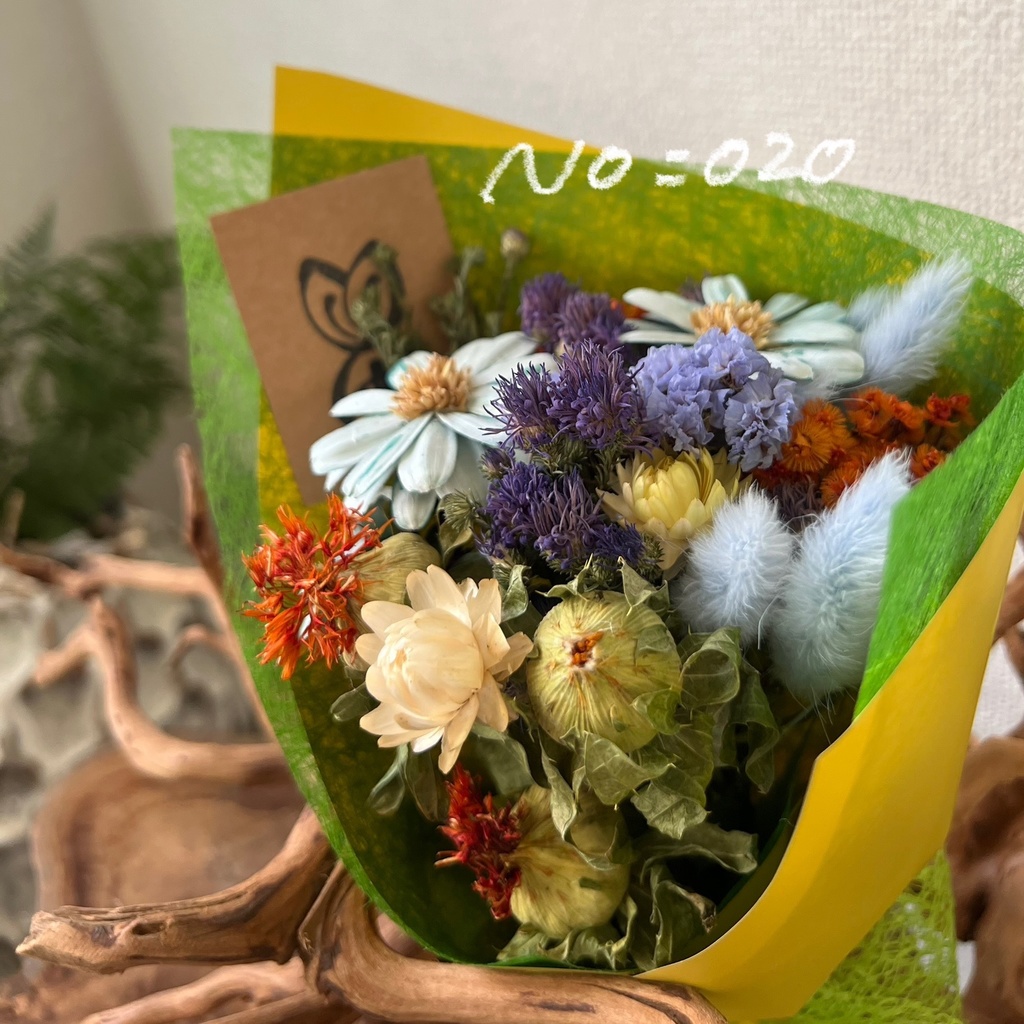 ドライフラワーミニブーケ:020