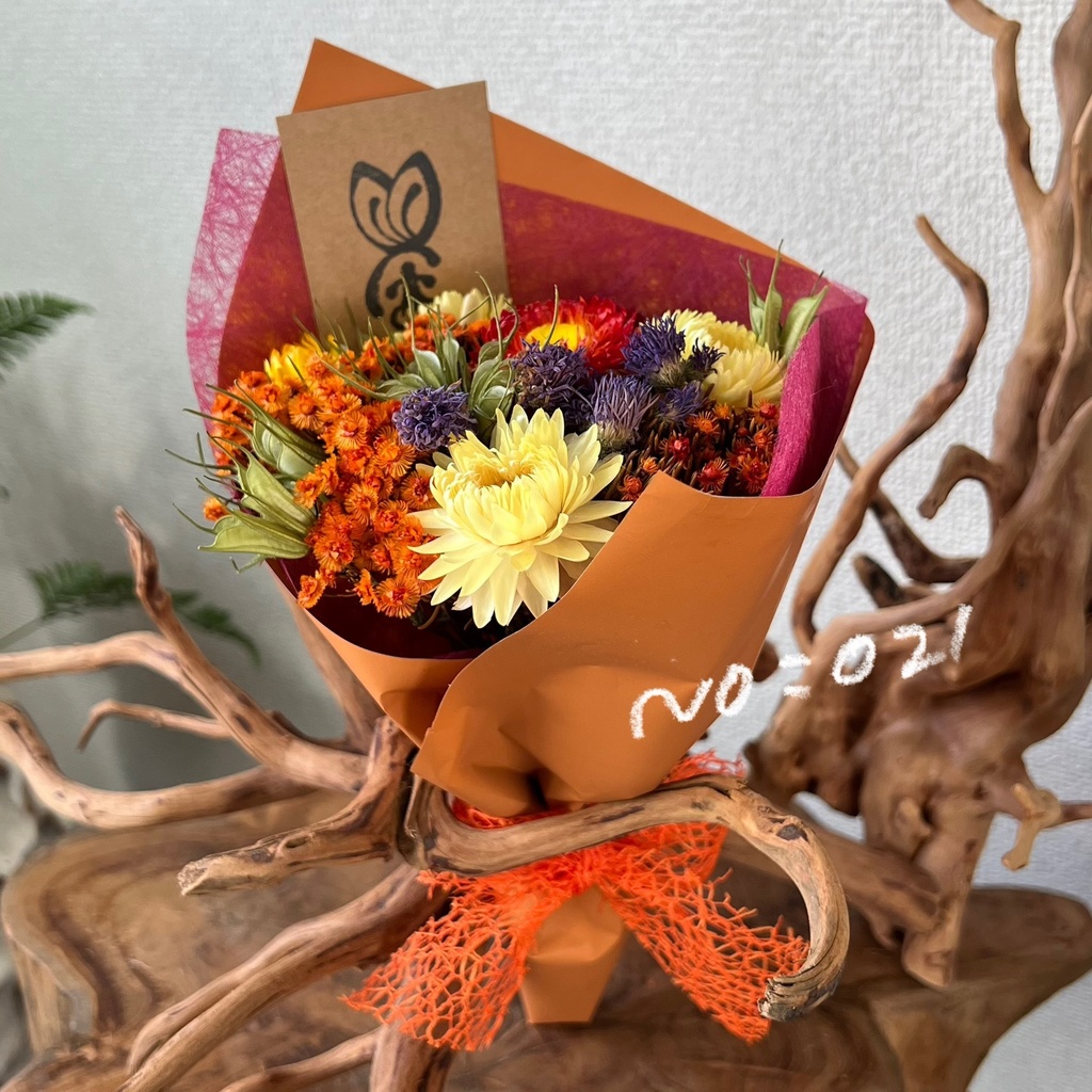 ドライフラワーミニブーケ:021