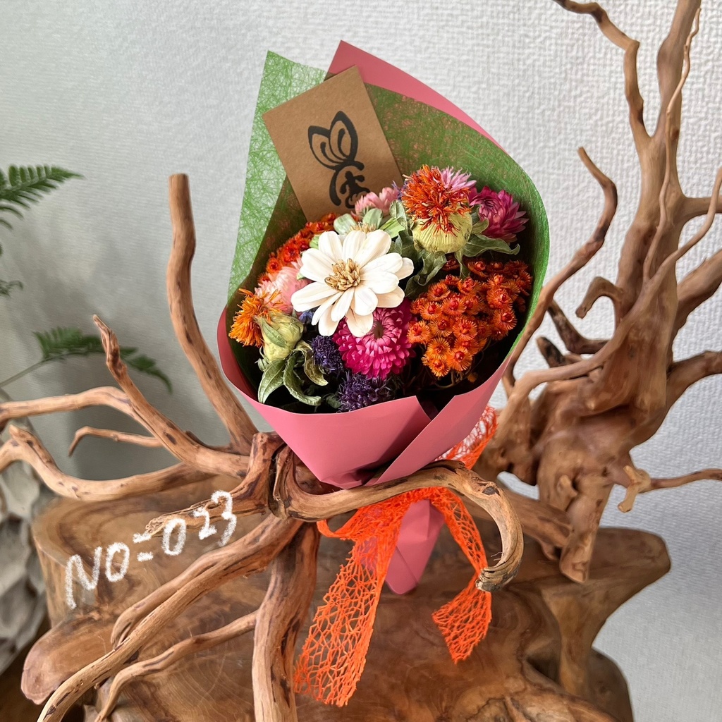 ドライフラワーミニブーケ:023