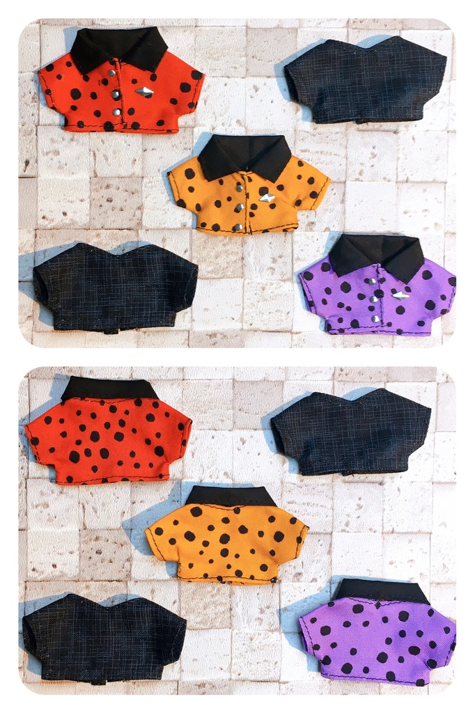 dot＊襟付シャツ【10cmぬい】