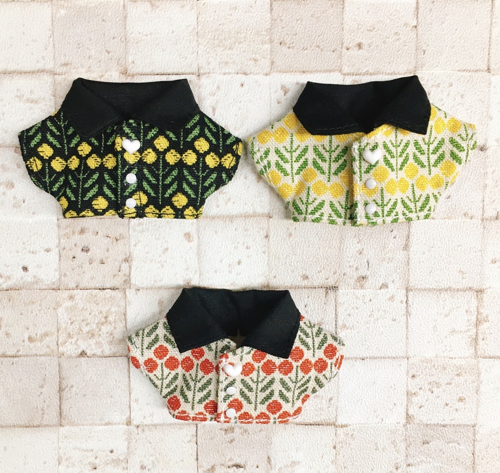 お花シャツ【10cmぬい服】