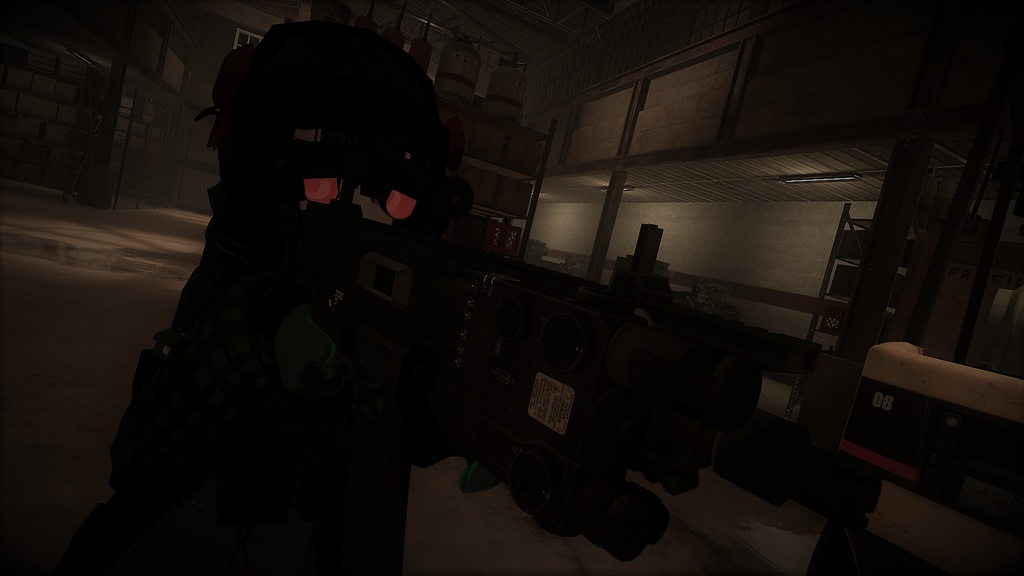 xx PVS21風 ナイトビジョンゴーグル VRchat使用想定3Dモデル xx