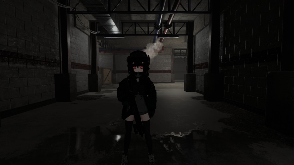 xx PVS21風 ナイトビジョンゴーグル VRchat使用想定3Dモデル xx