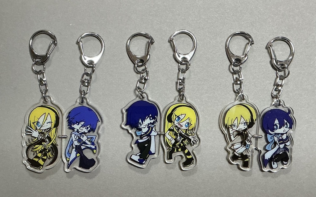 ニコイチアクリルキーホルダー