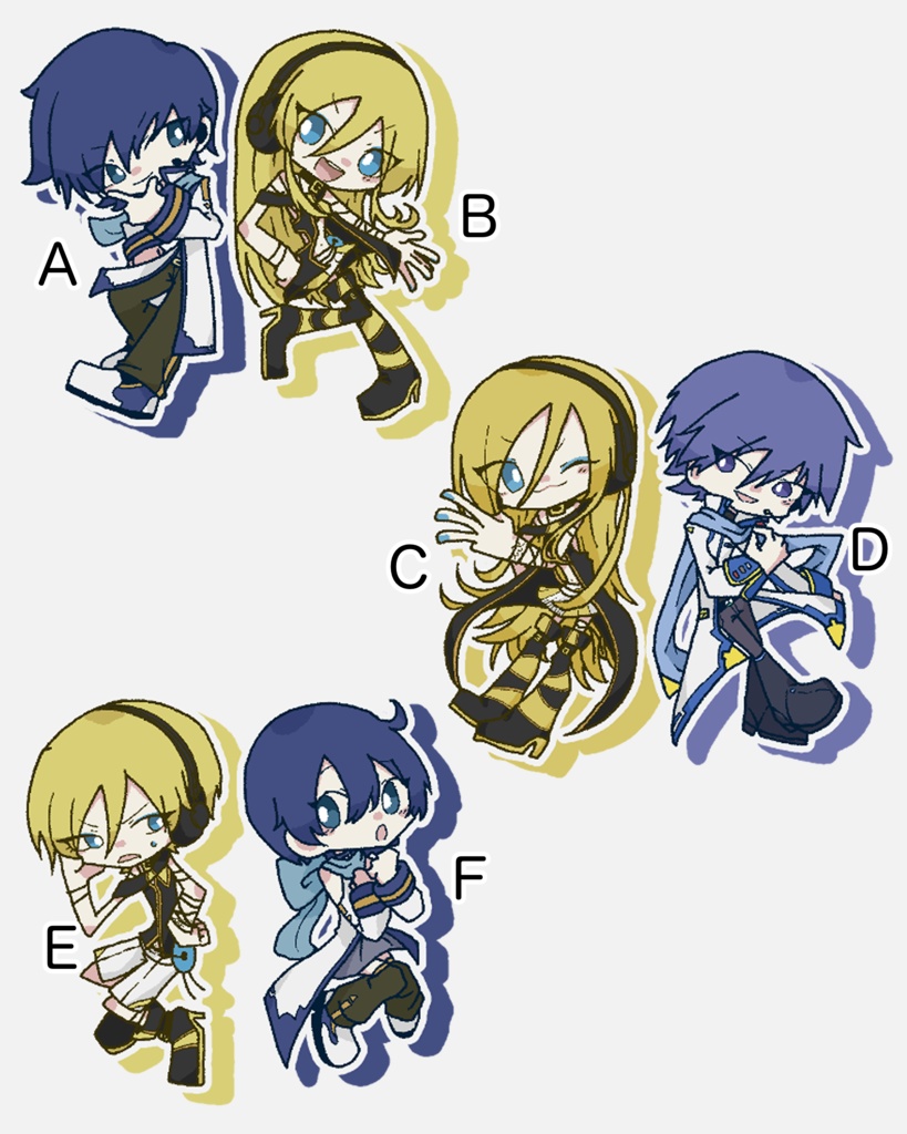 ニコイチアクリルキーホルダー