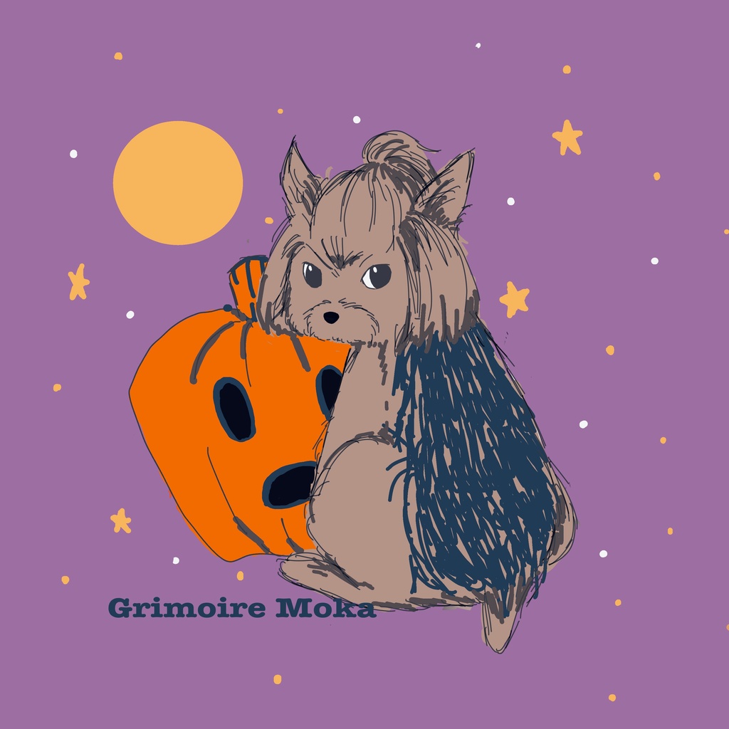 ヨークシャーテリア　クリーニングクロス　メガネ拭き