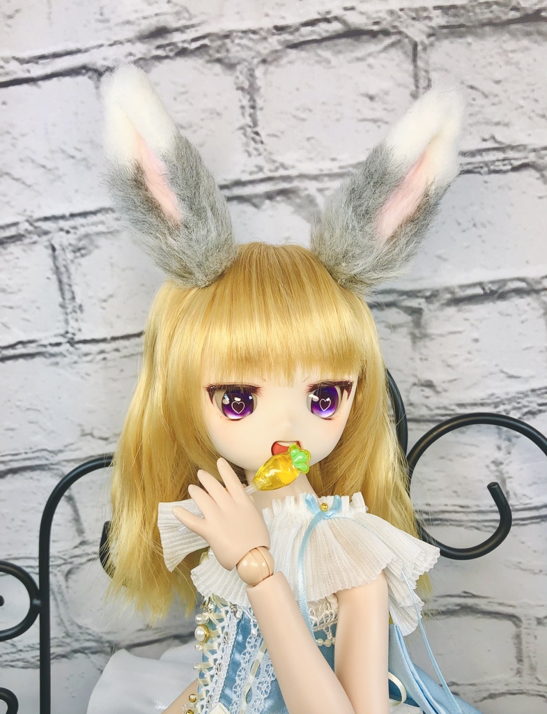 ディーラー様 うさぎ うさみみ カチューシャ SD DD MDD ドール-