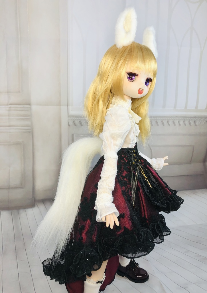 【はちぽち図書館】*馬耳&しっぽセット/DD*SD*MDD*DDS*MSD*40~60cmドール用/ドルフィードリーム/アクセサリー/ブラウン/ケンタウロス