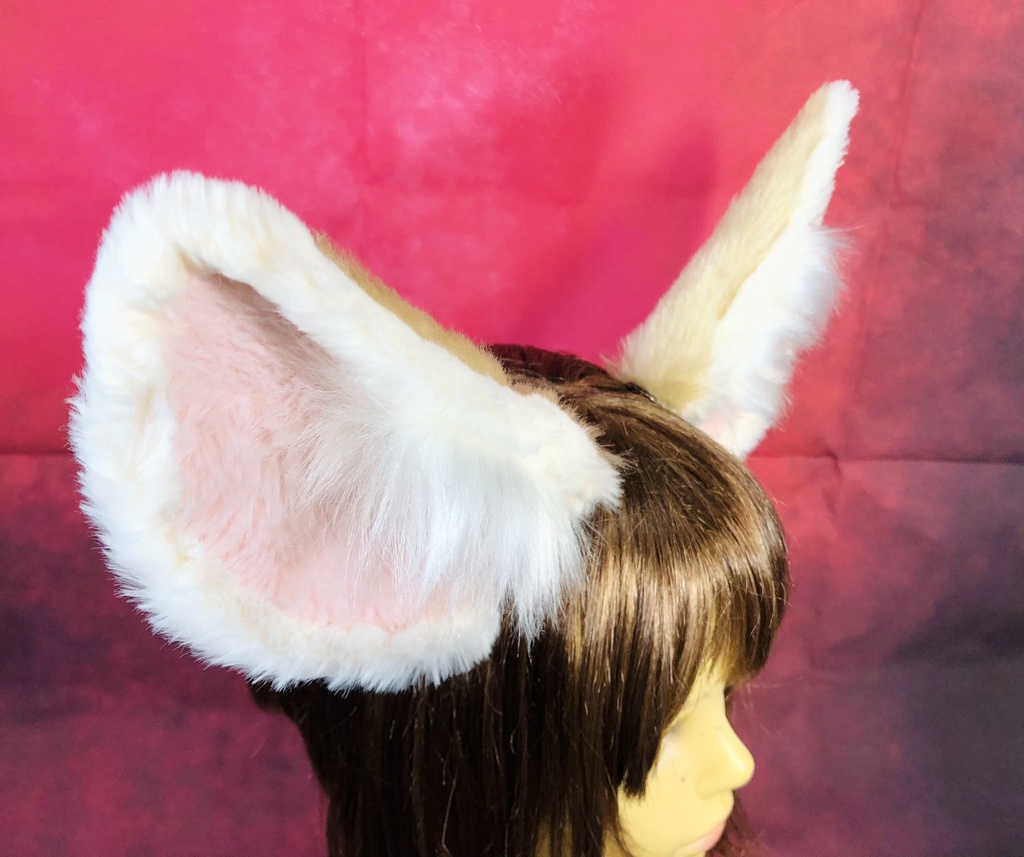 しっぽがぴんと立つ!*フェネック狐耳&しっぽセット*茶系