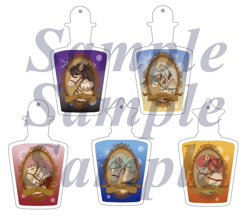 EccentricCarouselアクリルキーホルダー