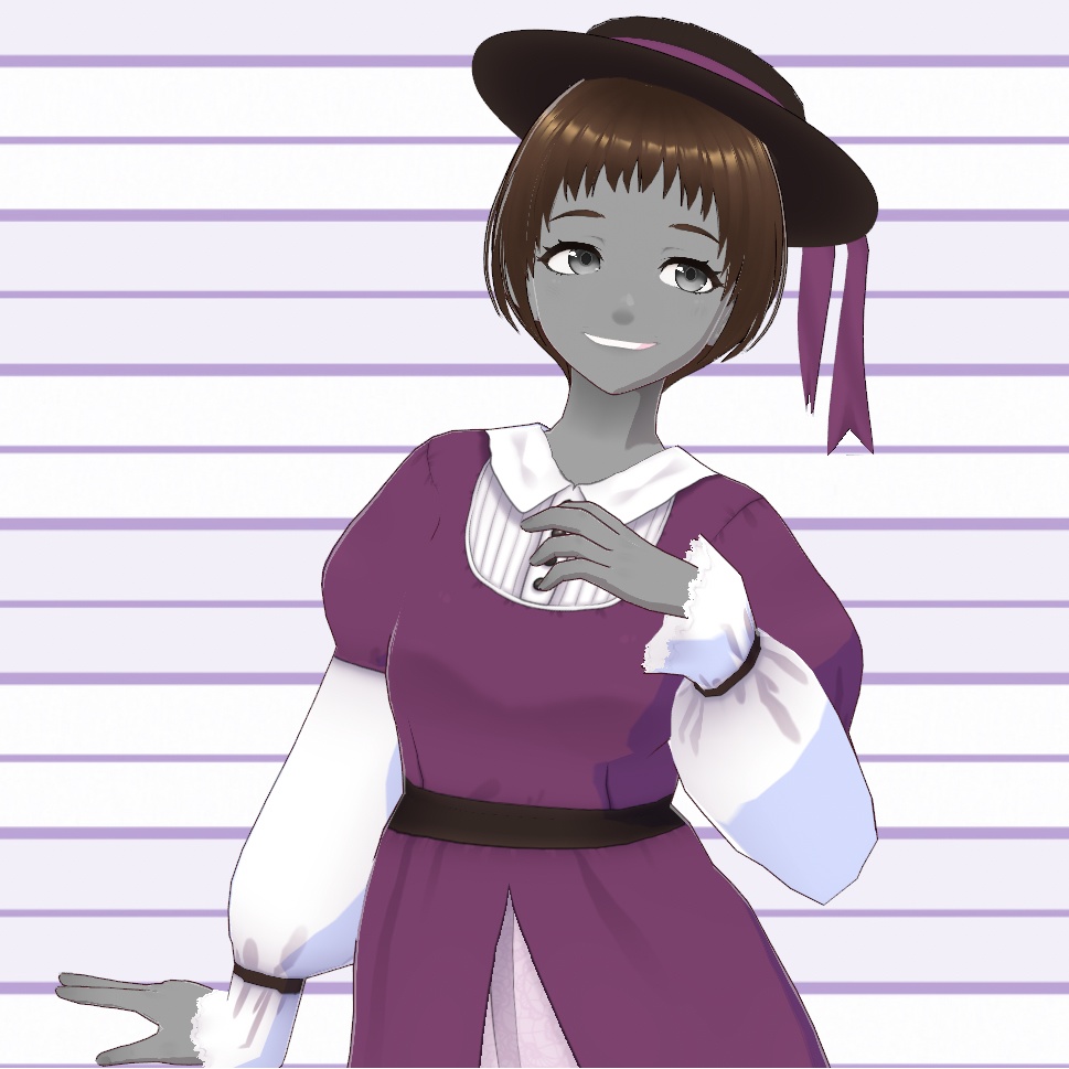 VROID - Victorian dress Outfit