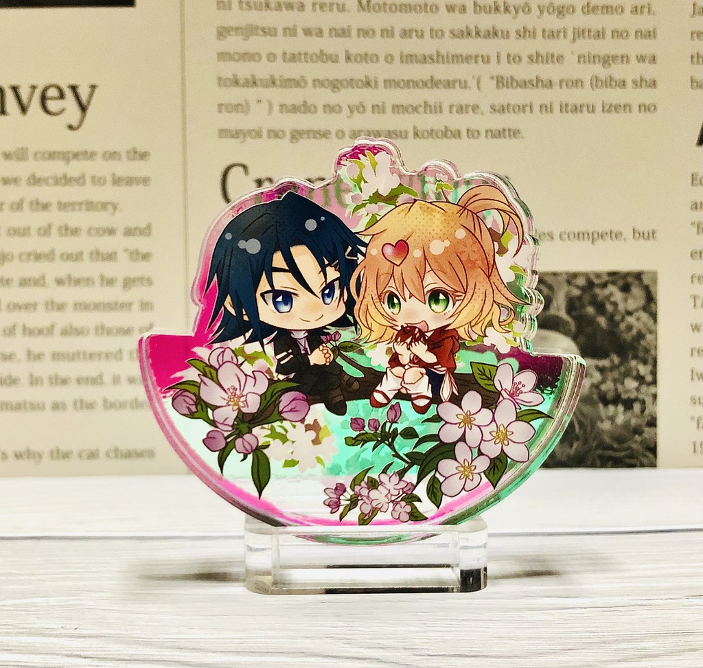 ハヤフレゆらゆらアクリルブロック