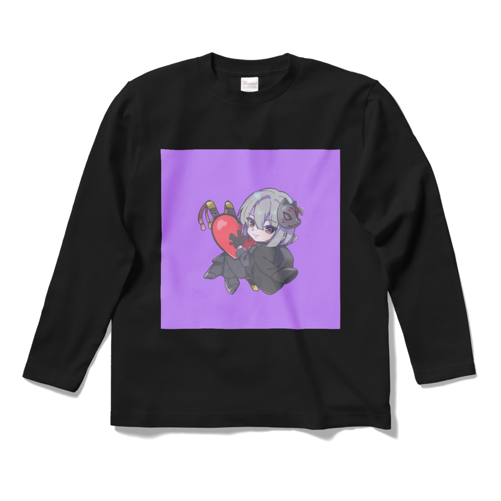 九郎明川槐 ロング黒Tシャツ