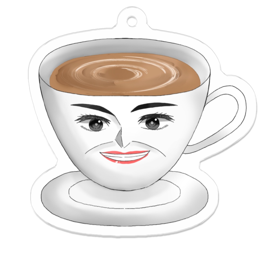 人面ティーカップ