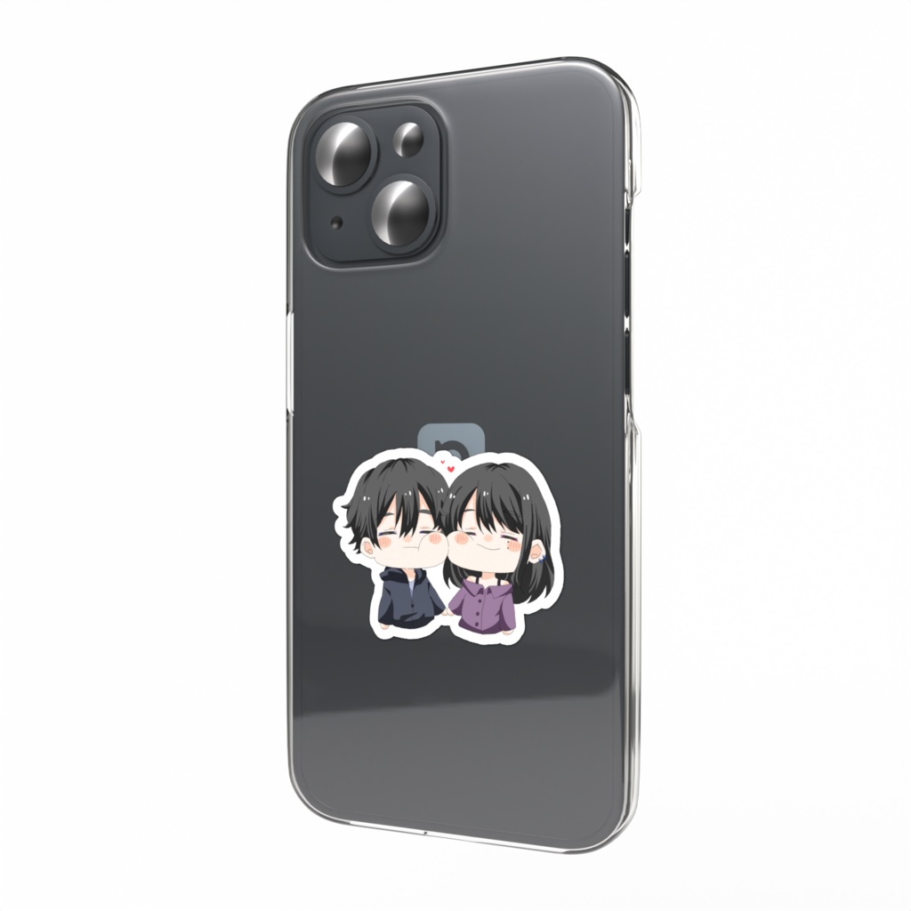 さとさんとどらやきさんスマホステッカー2