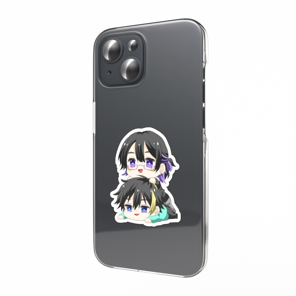 しょうきちさんと伏見さんスマホステッカー2