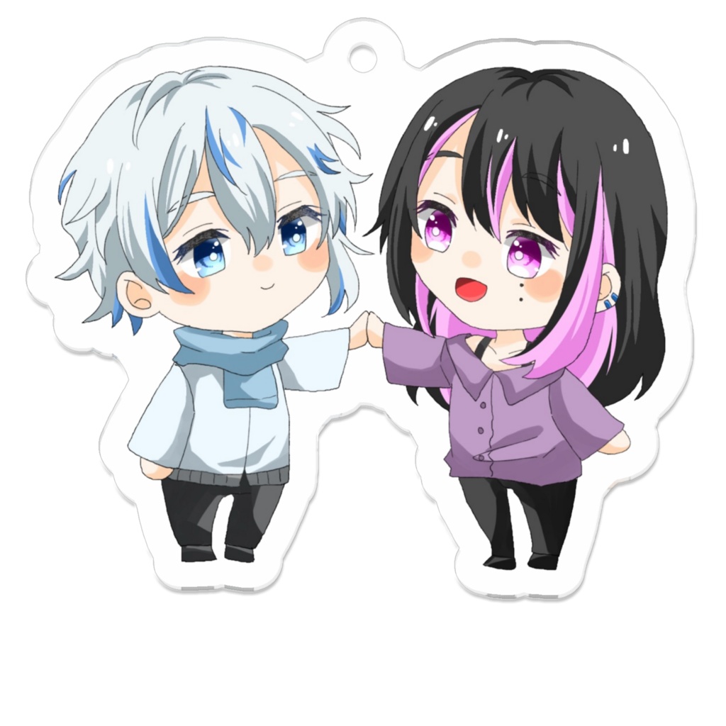 さとさんとどらやきさんアクキー3