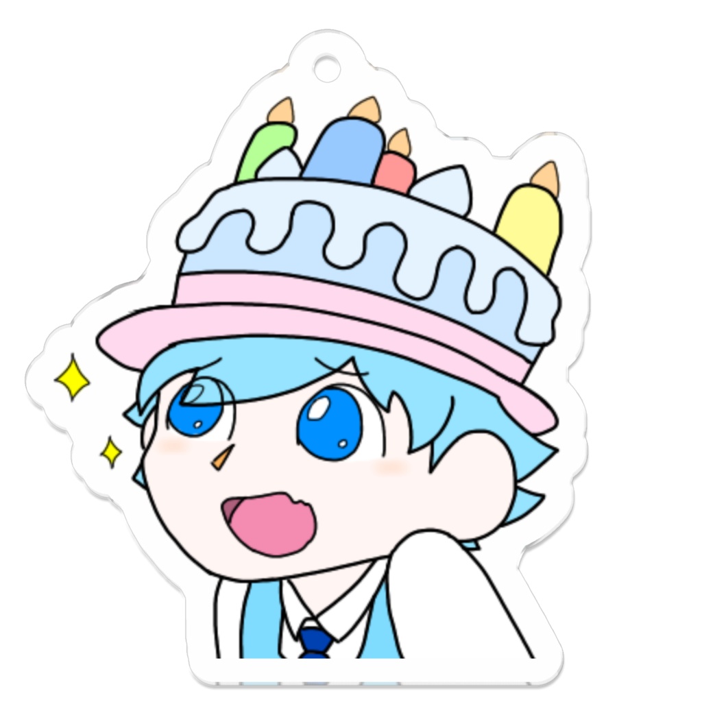 つぶらな瞳の菓子丸アクキー