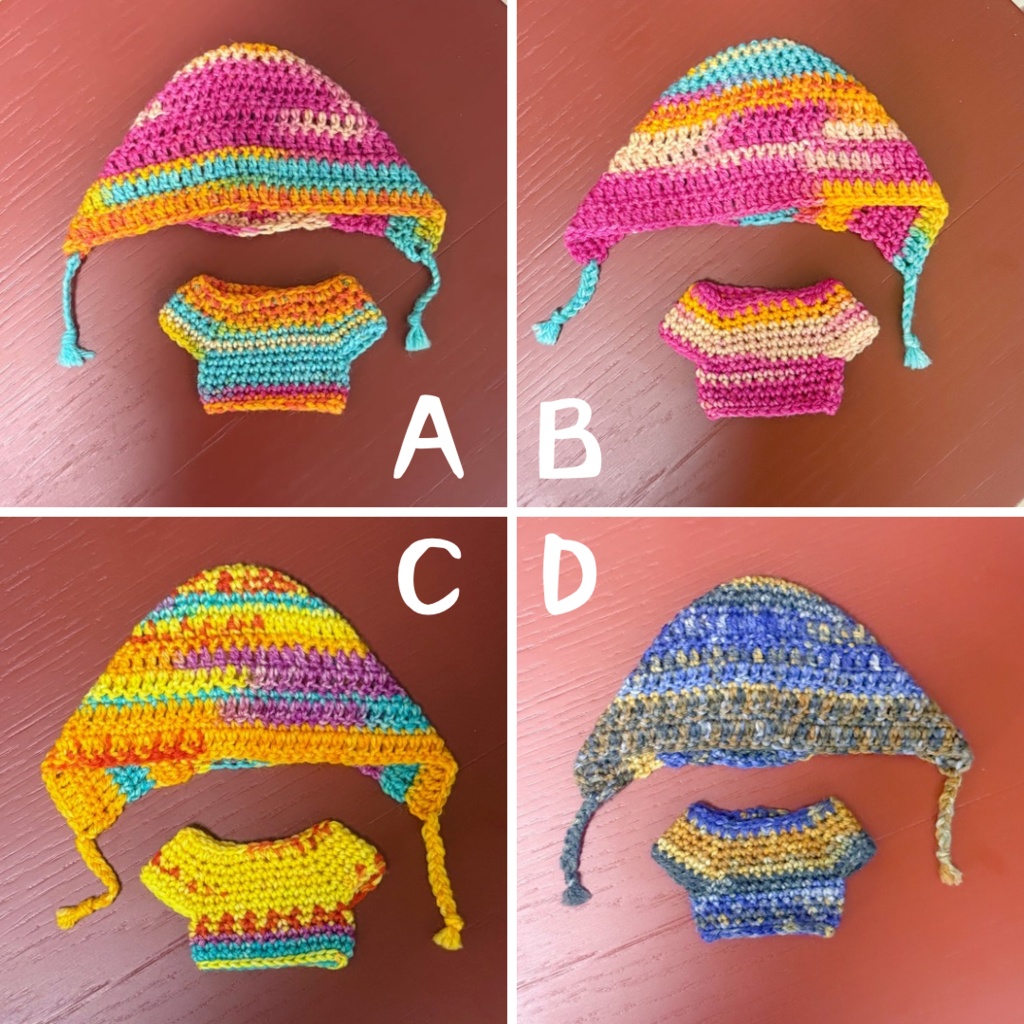 帽子セーターセット