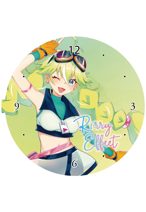 記念価格で販売中!【ボイス目覚ましVTuber時計】リリーエフェクト