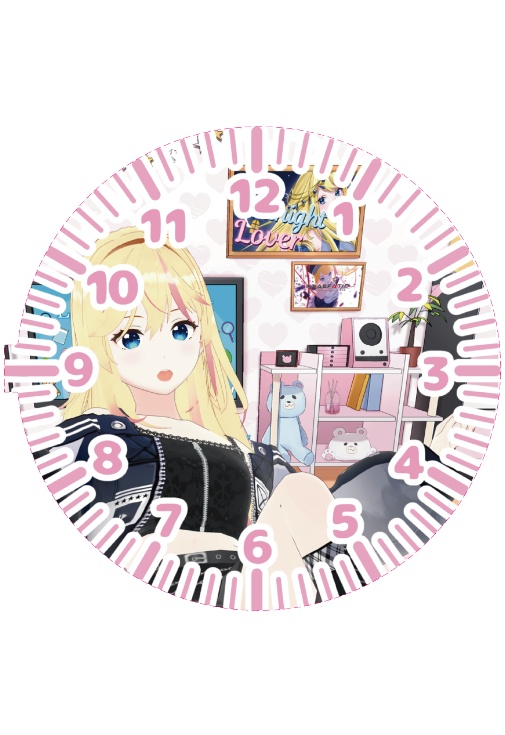 記念価格で販売中!【ボイス目覚ましVTuber時計】lily.