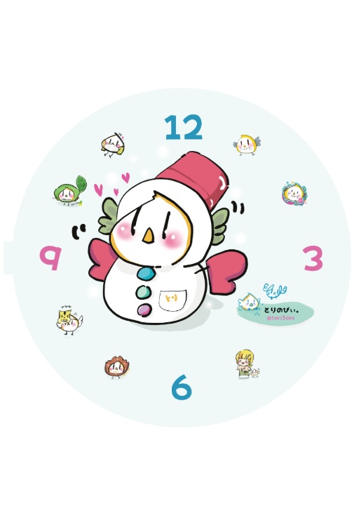 記念価格で販売中!【ボイス目覚ましVTuber時計】  とりのぴぃ