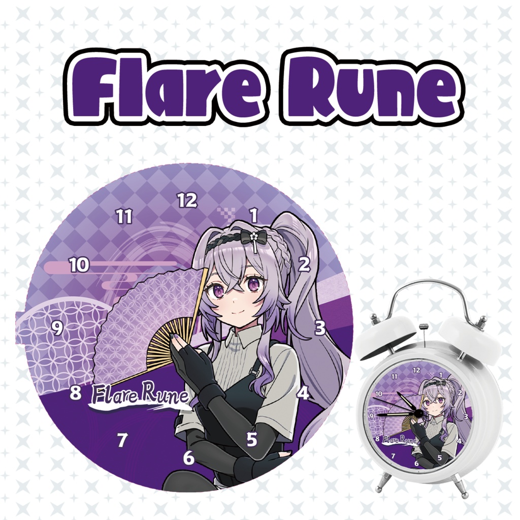 épeler(エプレ)「ボイス目覚ましVTuber時計」3種