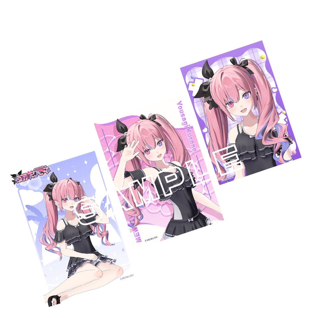 【MEWLIVE】夜羽咲クロネ 3D水着衣装 グッズ