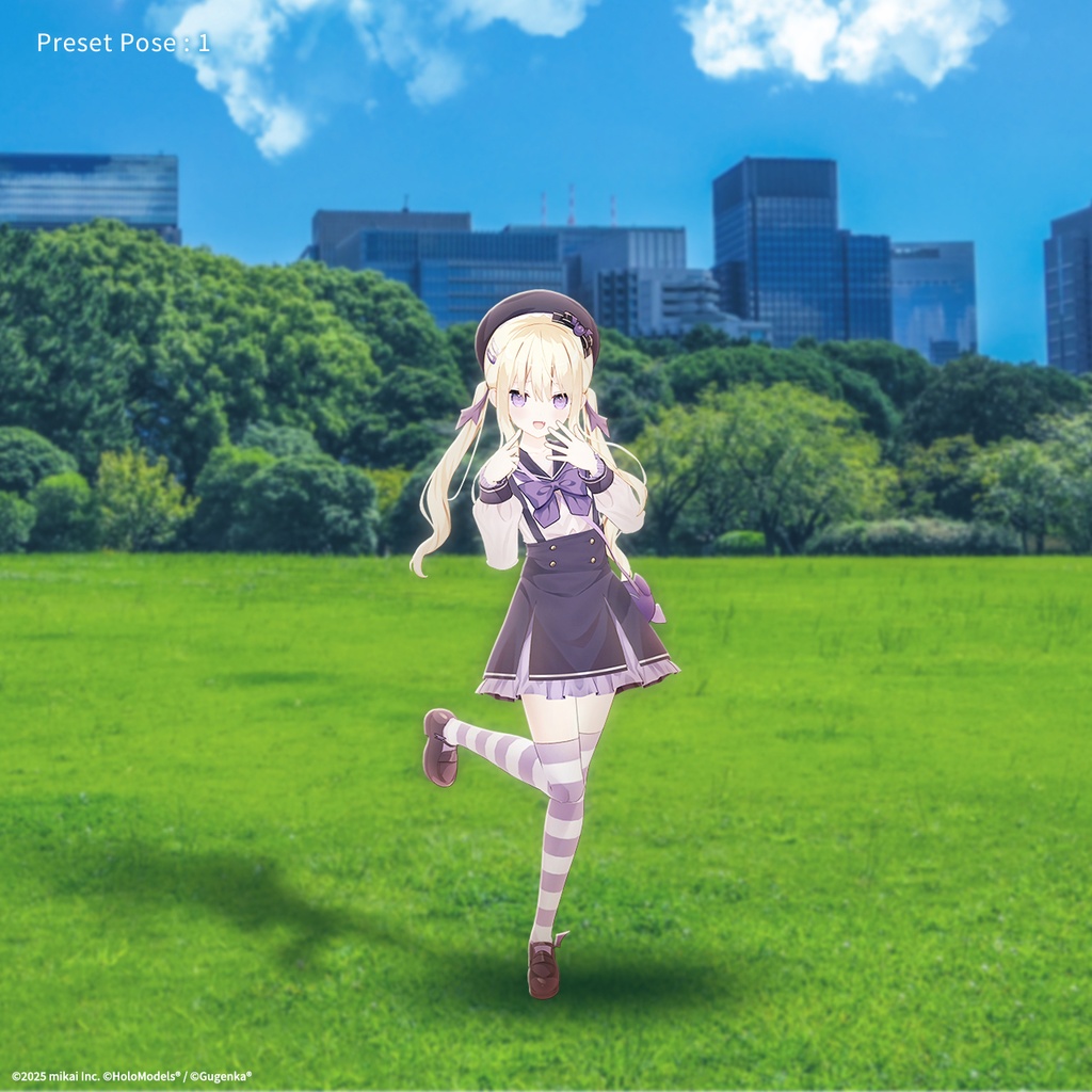 「月紫アリア」ホロモデル本体シリアルカード【Re:AcT】