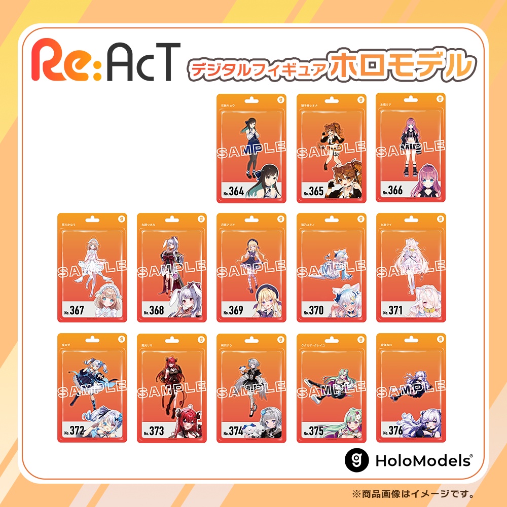 「音伽ねむ」ホロモデル本体シリアルカード【Re:AcT】