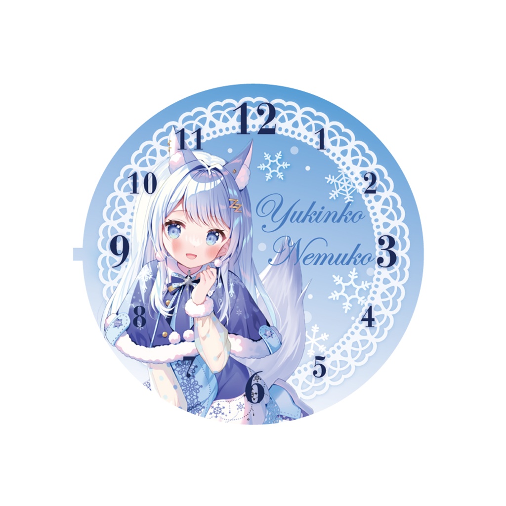 受注スタート!【ボイス目覚ましVTuber時計】雪狐ねむこ