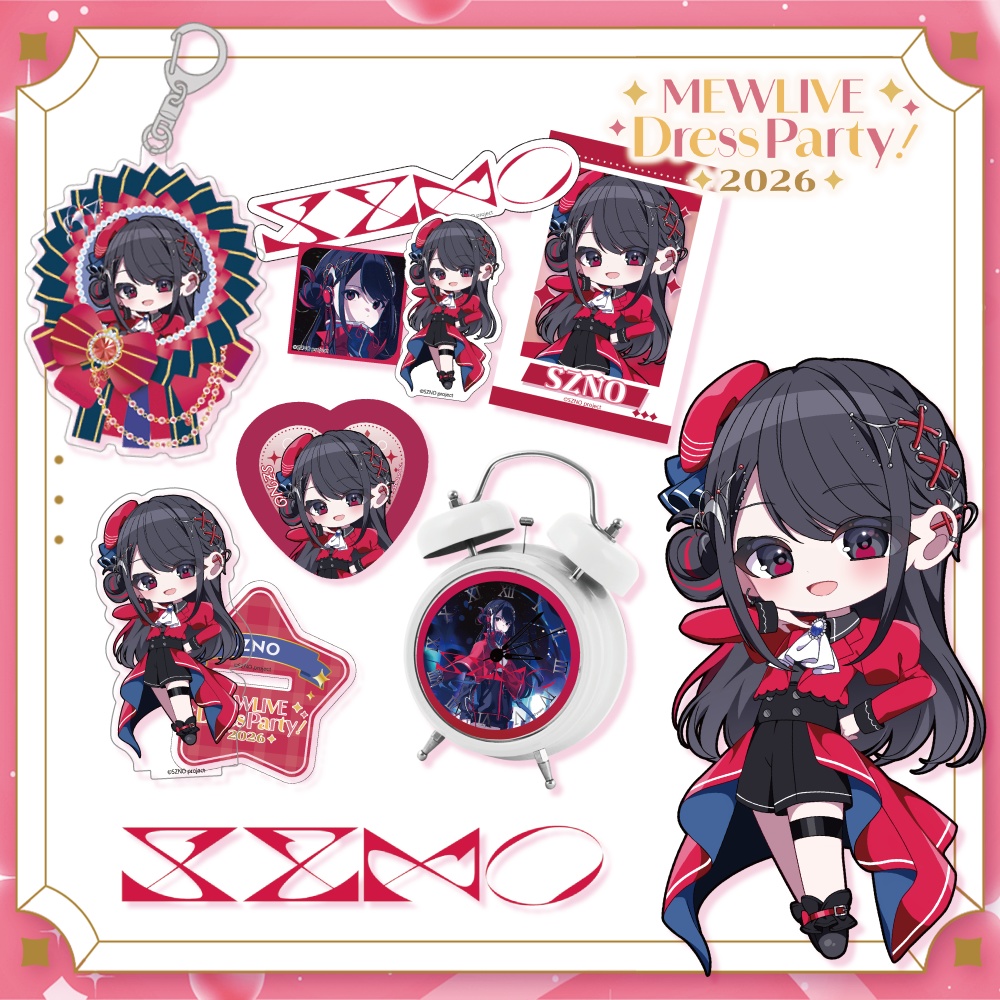 【MEWLIVE】SZNO グッズ