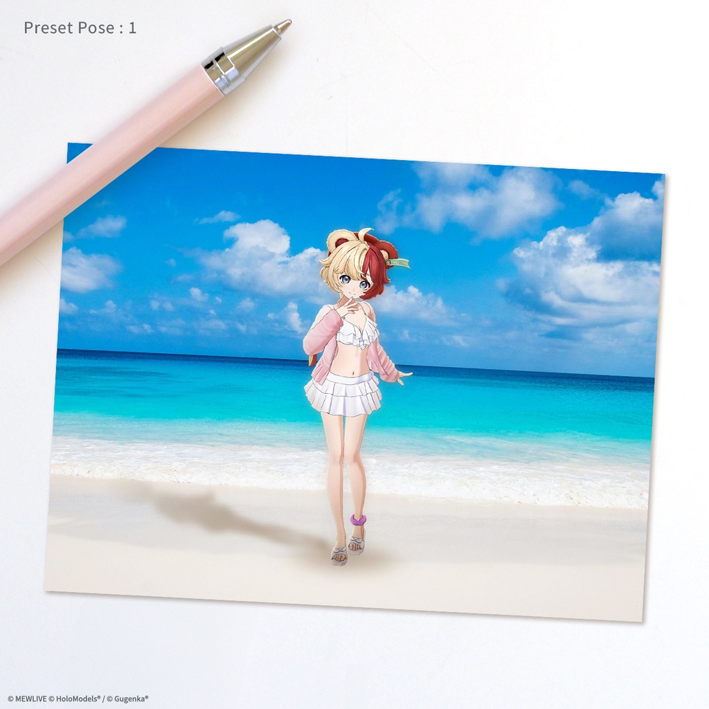 熊乃ベアトリーチェ 水着Ver. ホロモデル本体『MEWLIVE』