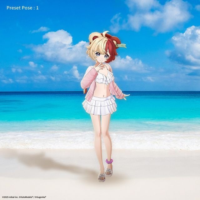 熊乃ベアトリーチェ 水着Ver. ホロモデル本体『MEWLIVE』