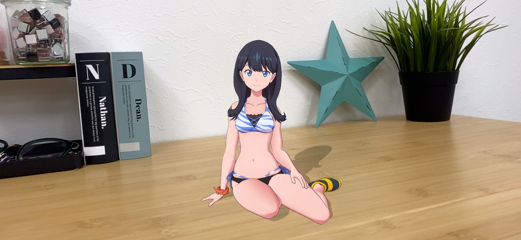 宝多六花 (水着衣装) ホロモデル本体 SSSS.GRIDMAN